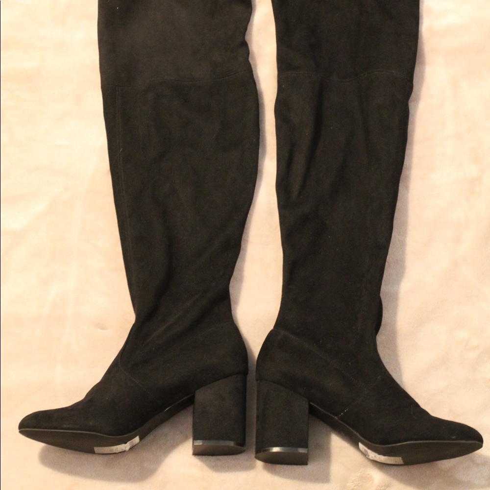 TRENDY Over the Knee Suede Boots BOOT BRA INCLUDED